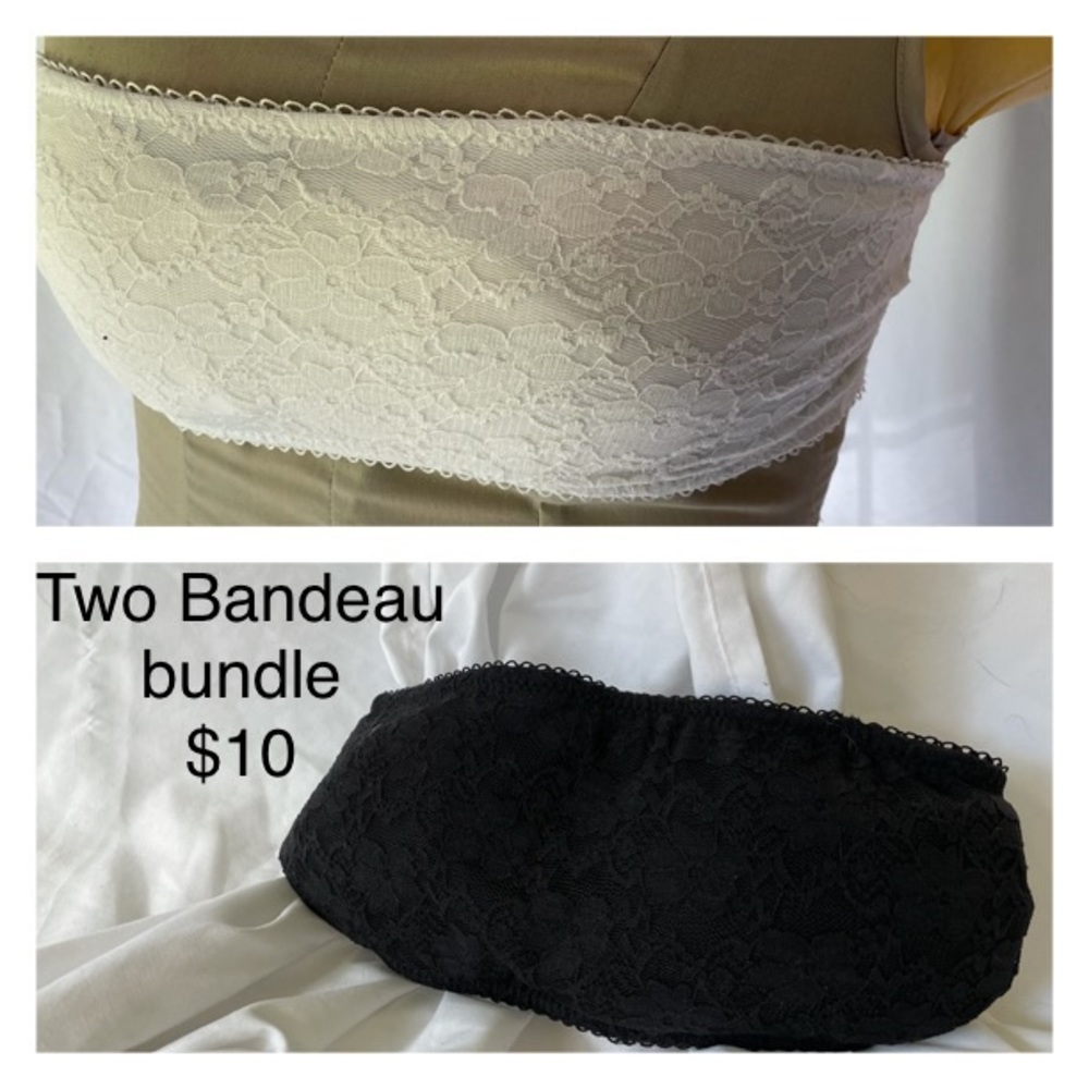 Two Bandeau Bralette bundle